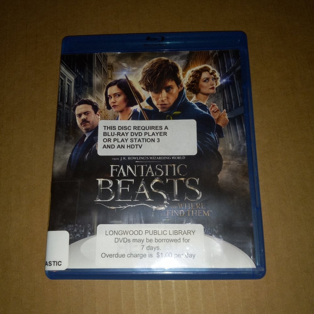 Fantastic Beasts Movie Bluray not tested